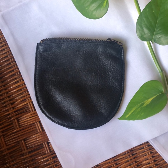 BAGGU Handbags - Baggu Black leather pouch